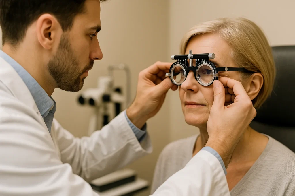 con qué tipo de lente se corrige la hipermetropia