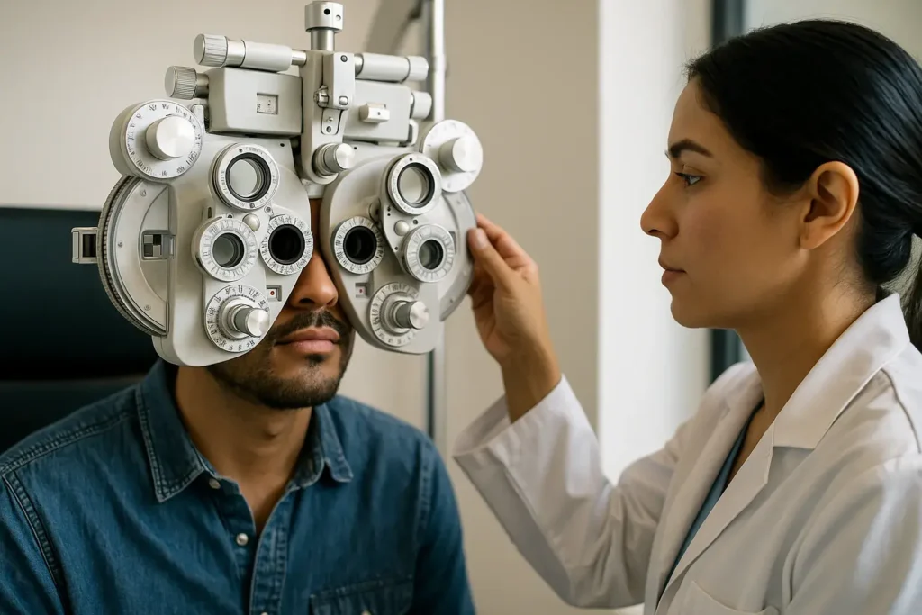 Por qué se produce la visión borrosa de repente en personas en sus 20