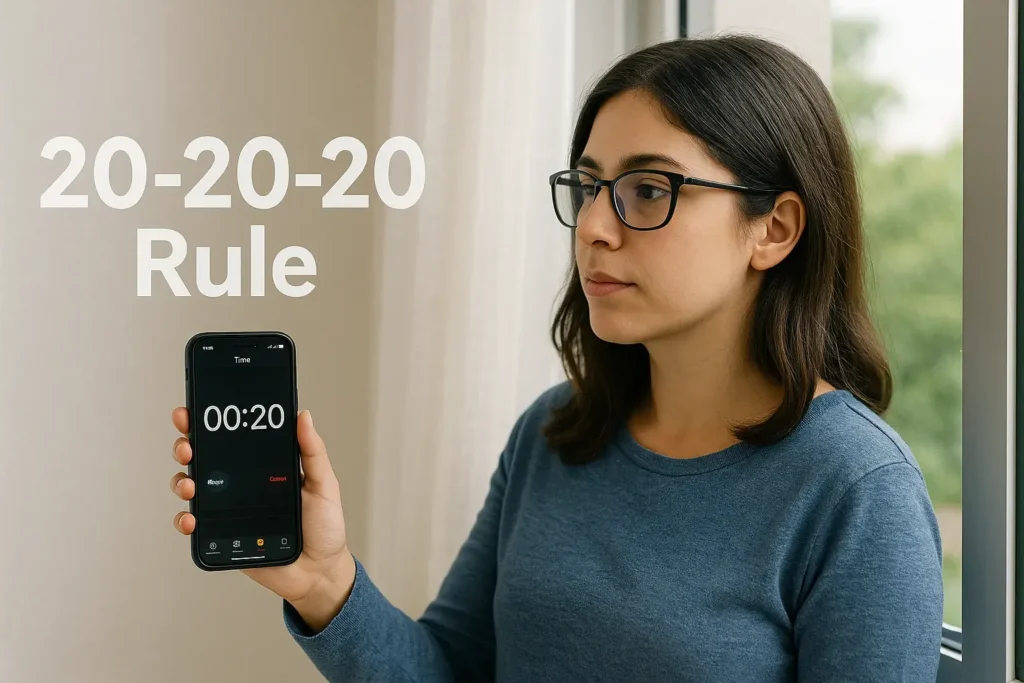 Por qué se produce la visión borrosa de repente en personas en sus 20