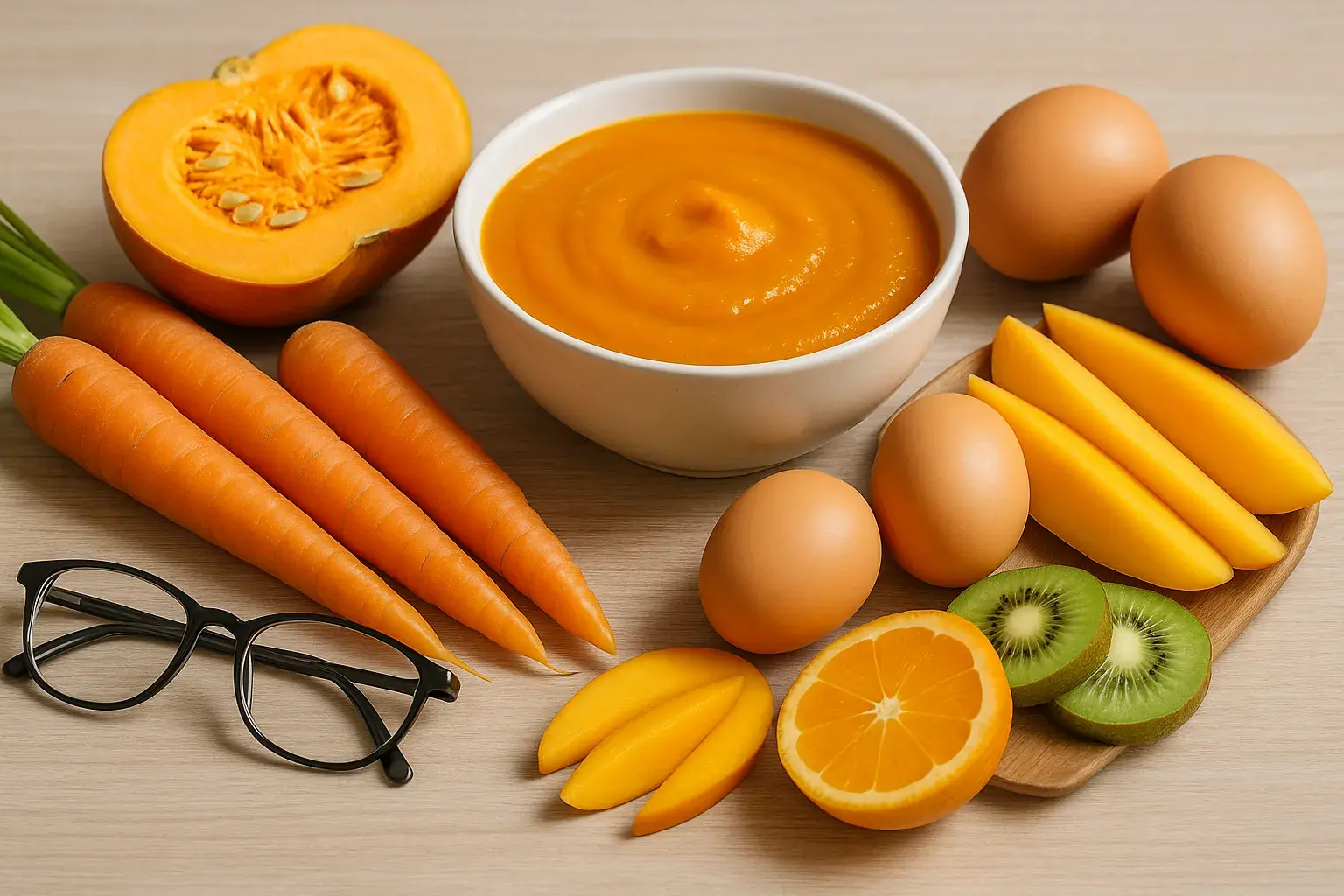 alimentos que favorecen a un paciente con problemas visuales