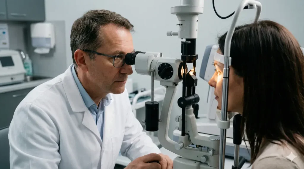 Diferencia entre examen visual y consulta oftalmológica