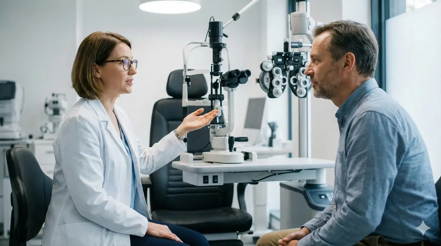 Diferencia entre examen visual y consulta oftalmológica